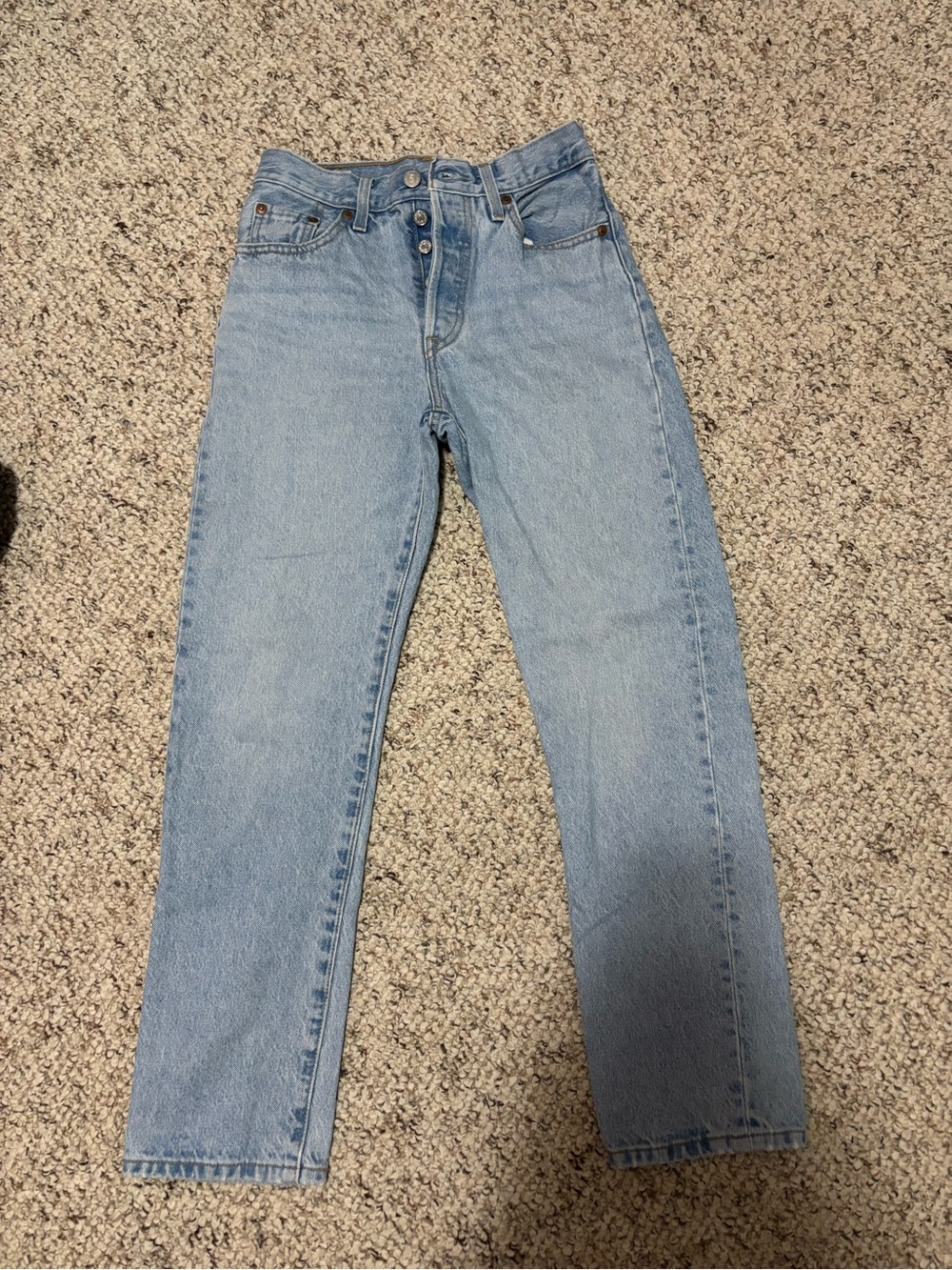 Levi's Light Blue Straight Leg Jeans
